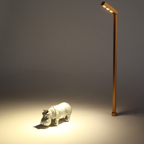 LED Cabinet Pole Lamp Fixtur Jewelry Store Exhibition Picture Display Light Gold - Picture 4 of 21