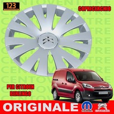 COPPA RUOTA COPRIMOZZO COPRICERCHIO 15 POLLICI ORIGINALE CITROEN BERLINGO