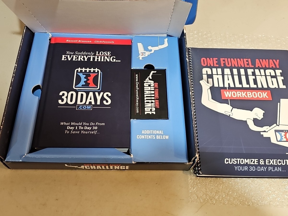 ラッセル・ブランソン　30 Days Book+Funnel Cookbook 30 Days Book - Clickfunnels - You Suddenly Lose Ev