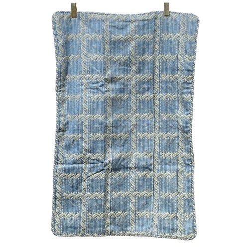 Blue Tapestry Pillow Sham Standard Size 20x30 Woven Jacquard Pillowcase - Picture 2 of 12