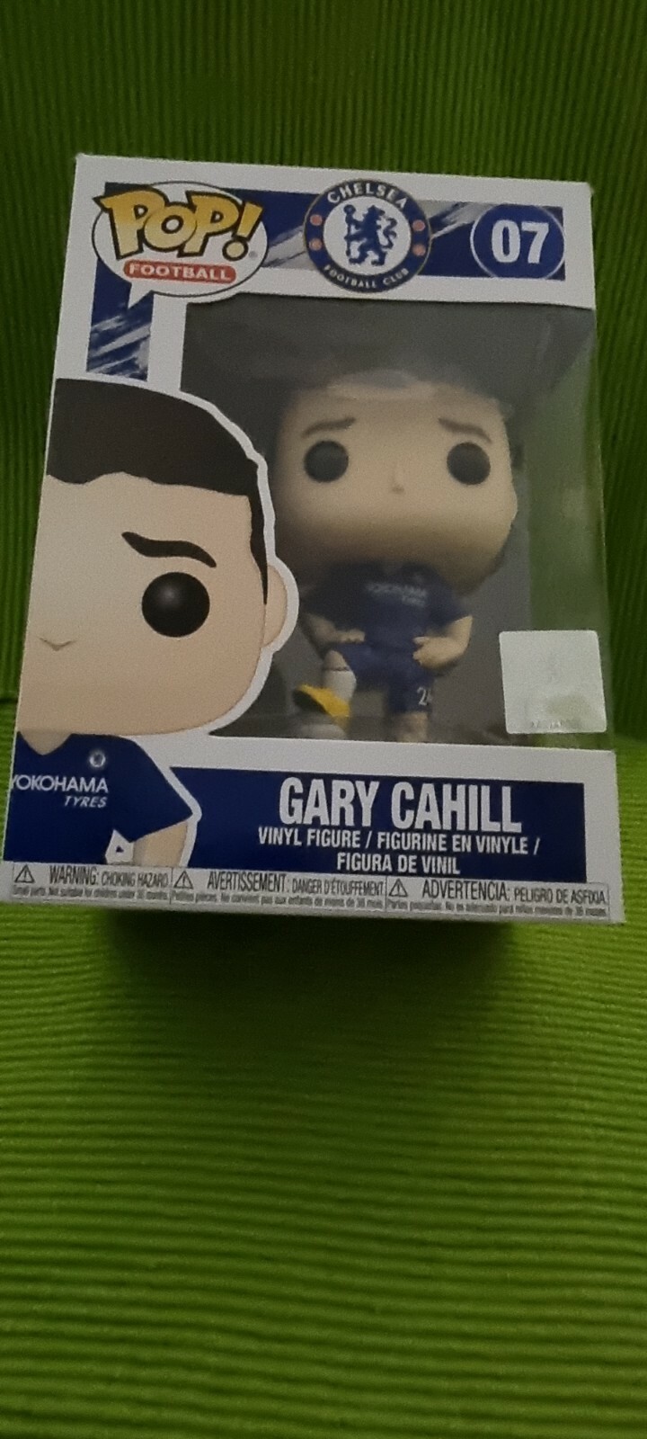 Funko Pop! Fútbol, Figura De Vinilo, Gary Cahill, Fc Chelsea, #08, ¡Nuevo, Sin Jugar!¡!