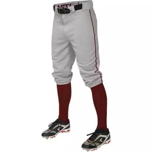 Easton Pro + Knicker Style Adult Men's Piped Braided Baseball Pants A167105 - Picture 15 of 15