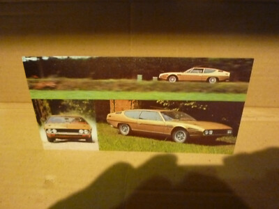 Prospekt Broschüre LAMBORGHINI Espada Typenkarte SR118 - NEU -