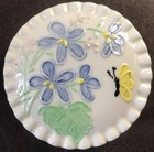 Lot Of 2 Butterfly & Flower Ceramic Trinket Boxes Signed Jonathan Burns & Lynn — photo 4