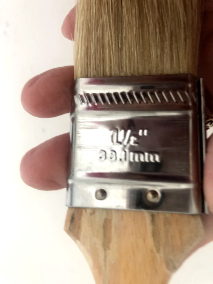 DE COLECCIÓN SIN USAR Madera ATECO 60015 Cocina 1.5" W Cepillo Pastelería 100% Cerdas UTENSIL Foto 4 de 4