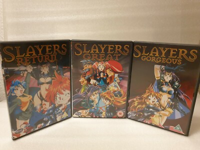 Slayers Filme Return Great und Gorgeous 3 DVDs auf Englisch 