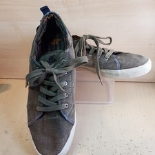 Boxfresh Mens Canvas Brown Plimsoles Size 12 Used Condition