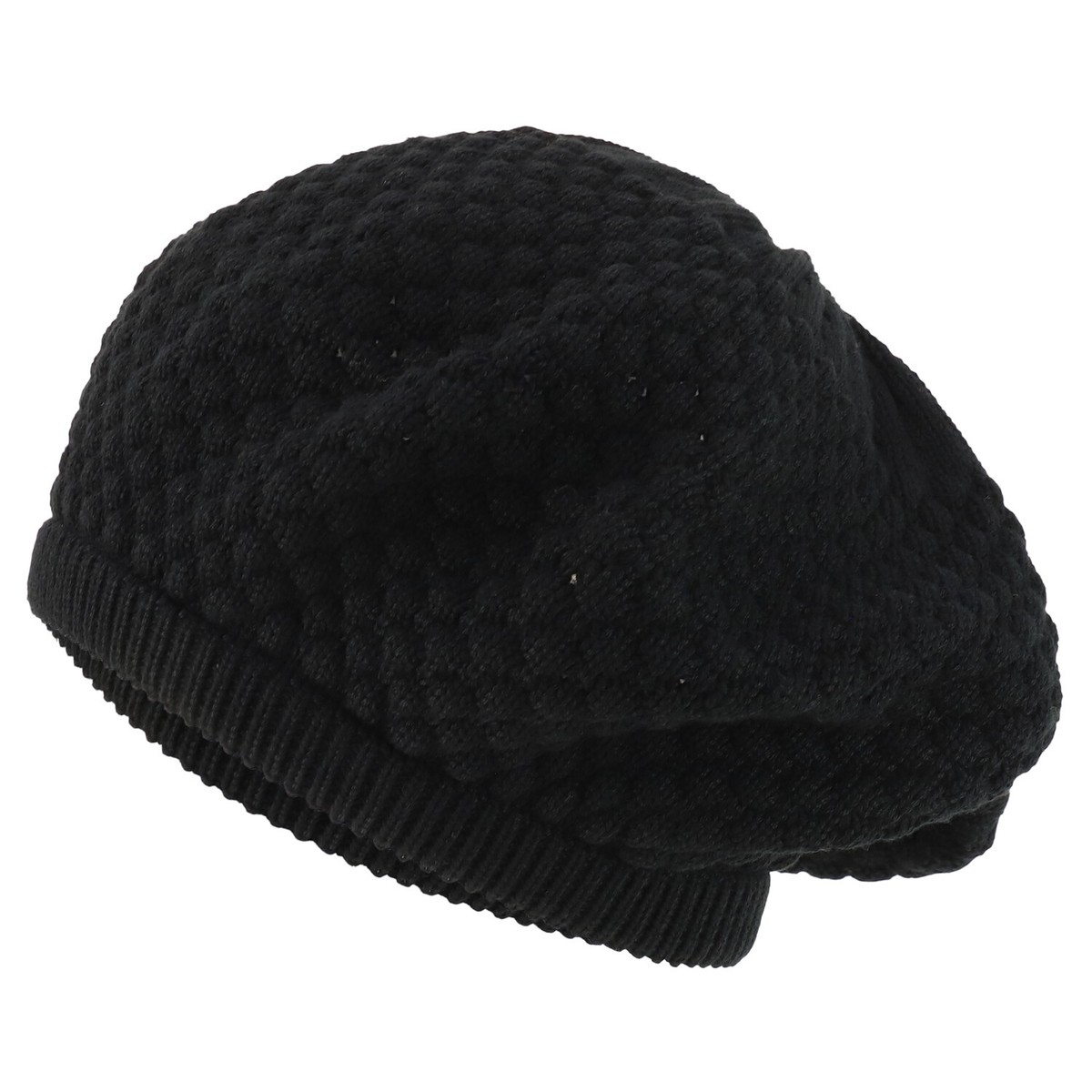 Deep Crown Knitted Big Skull Rasta RGY Beanie Hat Fits Up to 2XL
