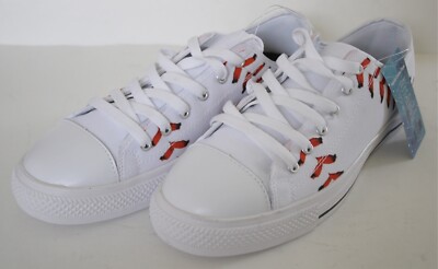 NEW Baseball Stitch Canvas top Shoes Sneakers Tennis Basketball Shoes Men's  US