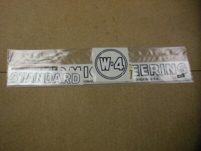 International McCormick Deering FarmallW4  Tractor Decal Set - NEW FREE SHIPPING