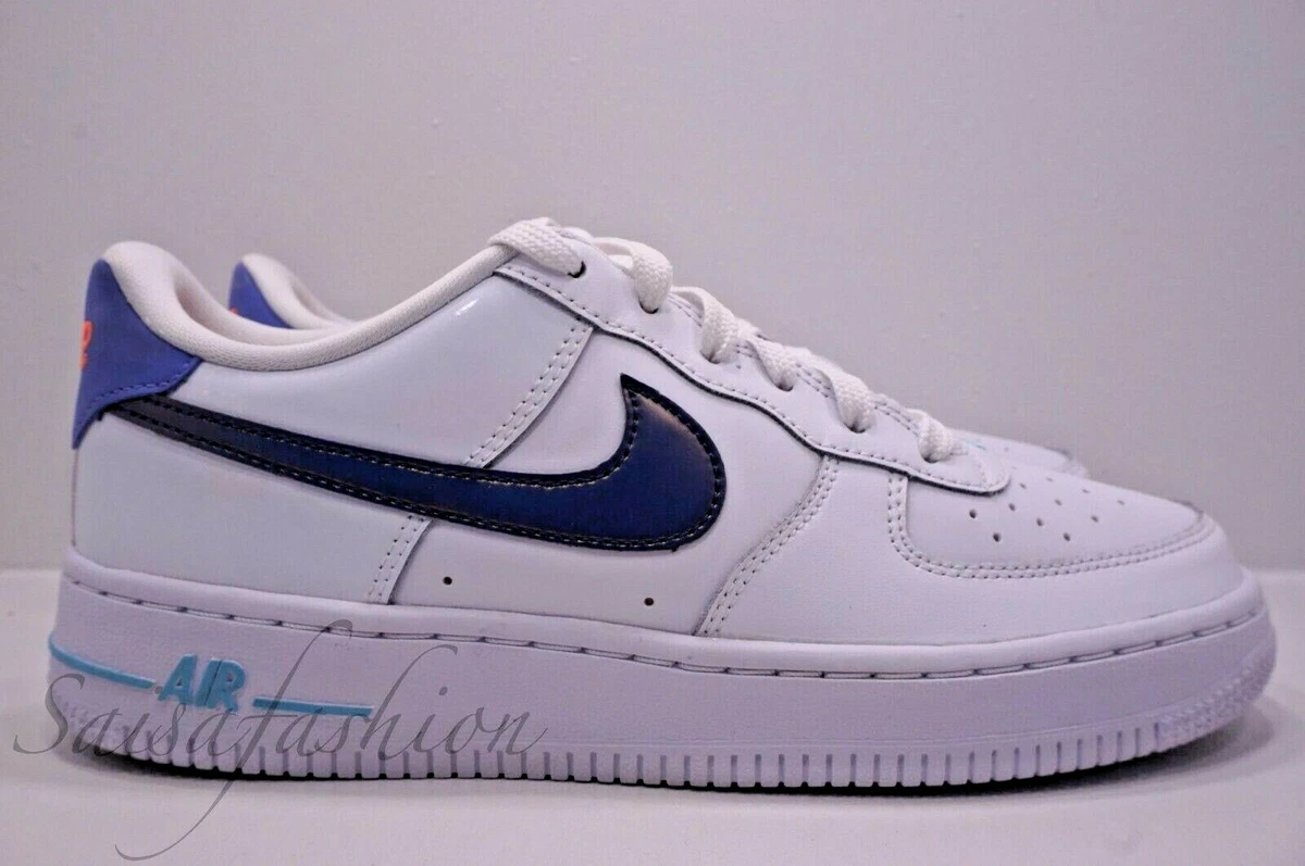 Nike Air Force 1 Low LV8 White Dark Purple (GS)