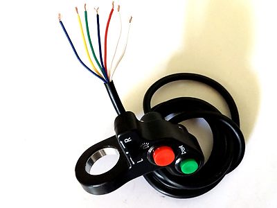 UNIVERSAL 7/8'' HANDLEBAR TURN SIGNALS LIGHT & HORN SWITCH 12V ELECTRICAL SYSTEMS