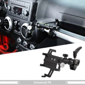 Support de téléphone de voiture en métal à monture A-Pillar Support pour Jeep Wrangler JK JLJT +