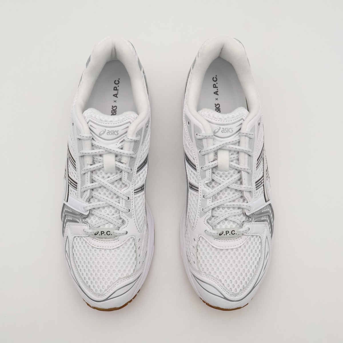 1203A727-100 A.P.C. Asics Gel-Kayano 14 White Pure Silver