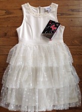 NWT Disney D-Signed Minnie Mouse Tulle Layered Sundress Girls XS 6 GORGEOUS 