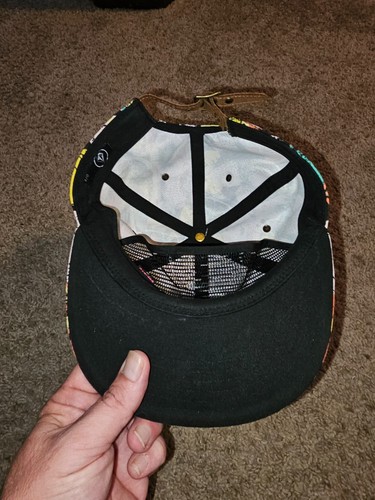 Volcom Queso Sweet Floral Fruit Trucker Baseball Hat Cap Strapback Adjustable - Picture 3 of 3