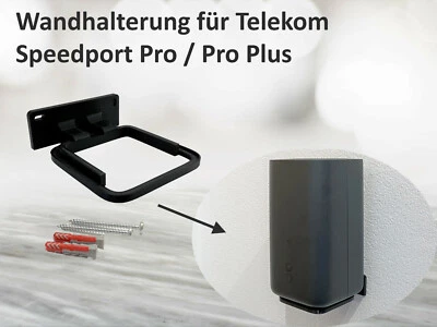 MAKOS-3D Wandhalterung / Halter für Telekom Router Speedport Pro / Pro Plus