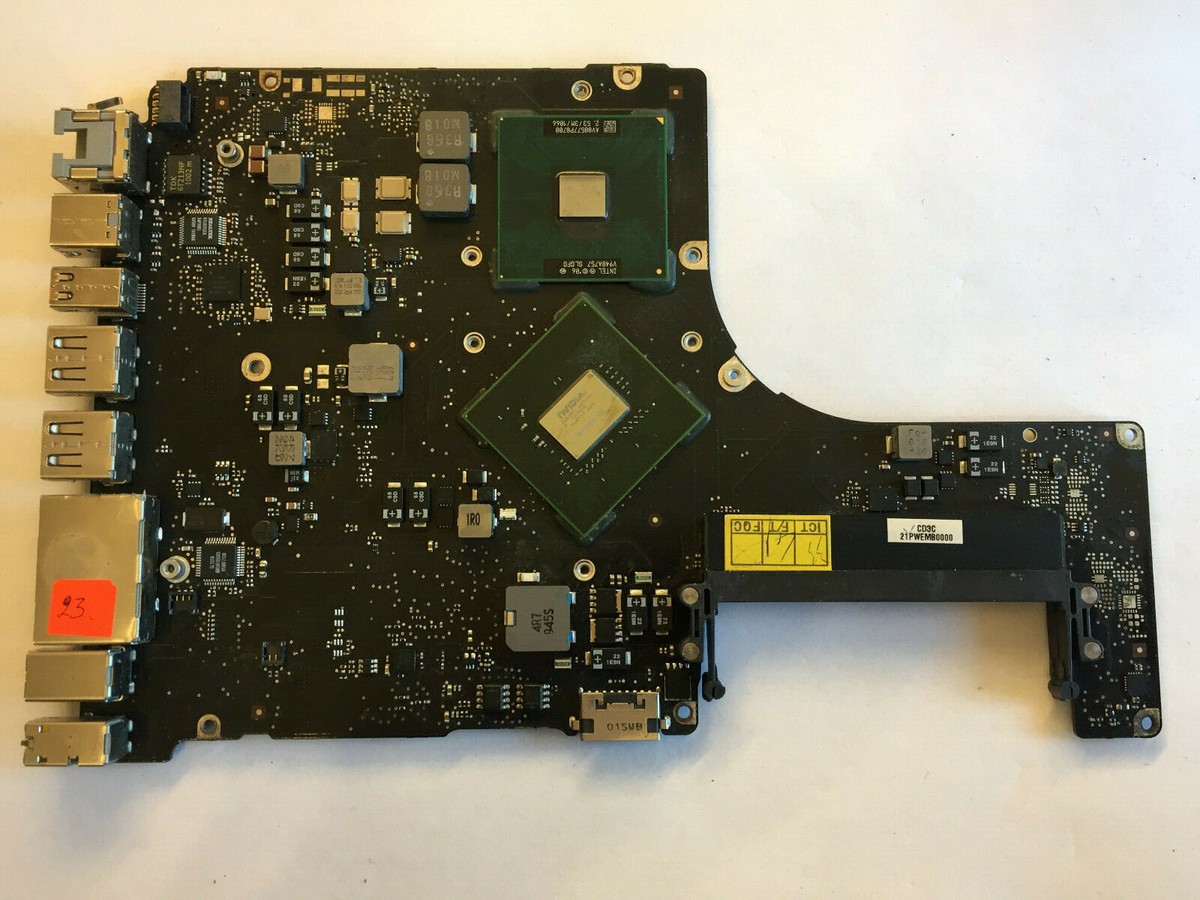 A1286 Mac Pro 2009 Motherboard Macbook PRO A1286 2009 C2D 2,53 GHZ