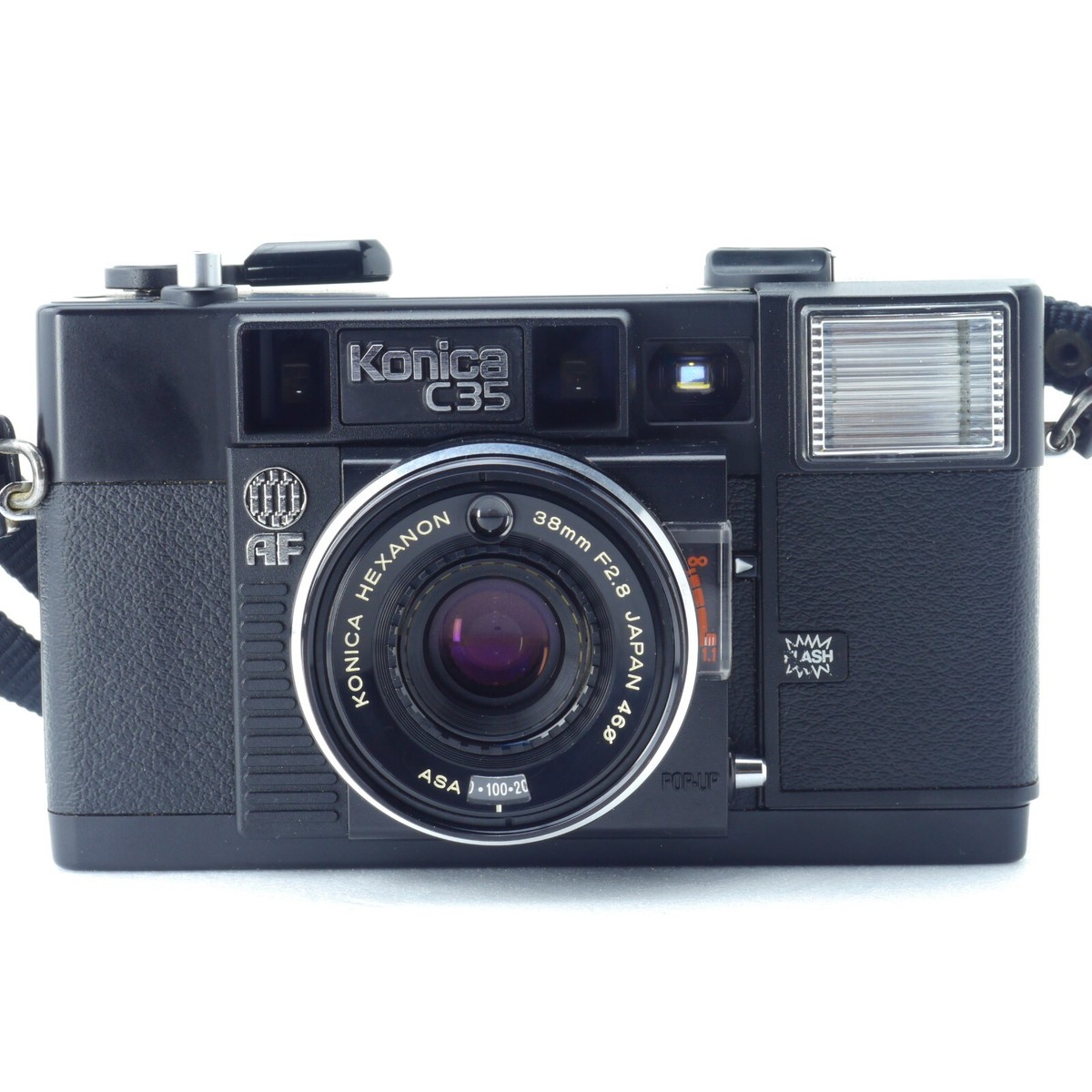 Konica C35 AF 35mm Film Camera Point & Shoot HEXANON 38mm F2.8 [AS