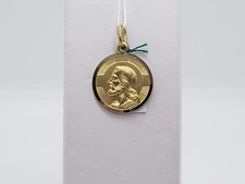 CIONDOLO MEDAGLIA SACRA VOLTO DI GESU' IN ORO GIALLO 18KT 750 5 GRAMMI (4182)