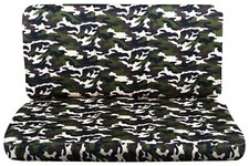 Camouflage Seat Covers Fits Jeep Comanche 1985-1989 Front Bench No Headrest