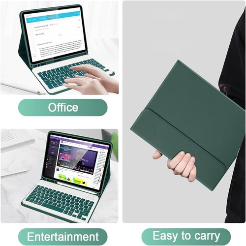 Bluetooth Keyboard Case Cover For iPad 10th 9th 8th 7th 6th Gen Air 4 5 6 Pro 11 - Picture 43 of 64