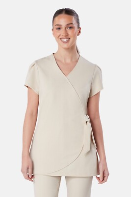 La Beeby Gisele Faux Wickel Tunika Schönheitssalon Spa Massage Arbeitskleidung Uniform