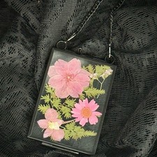 Handmade Pressed dried Flower window hanging