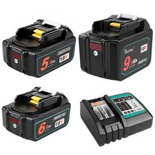 Fit For Makita 18V  Li-ion Battery Charger BL1830 BL1850 BL1860 DHR242Z LXT TOOL
