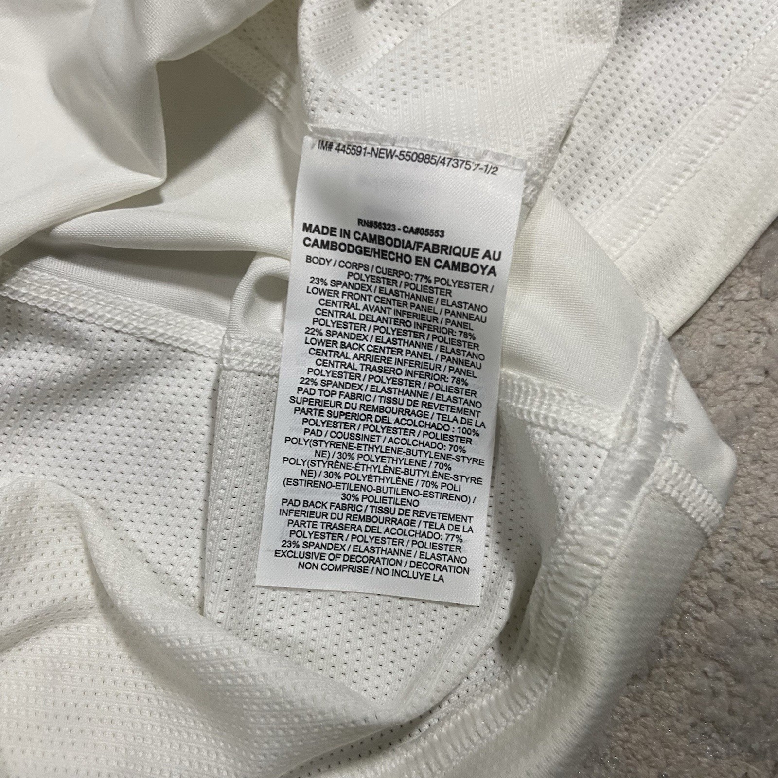 Nike Pro Combat White Hyperstrong Padded Football… - image 7