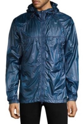 Canada Goose Men's Blue Sandpoint Windbreaker Hooded Jacket Size Large