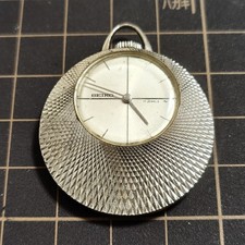 Working SEIKO Seiko Manual Winding 21-7160 Pendant Watch Silver Dial Watch