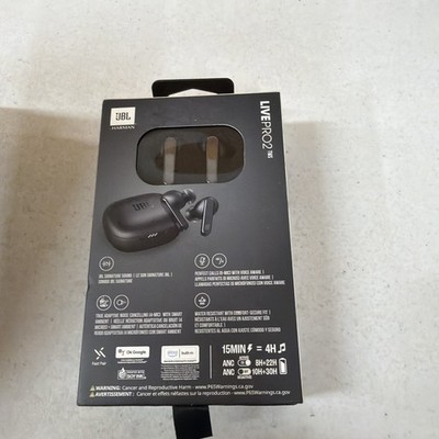 JBL Live Pro 2 In Ear Bluetooth Headphones - Black for sale online