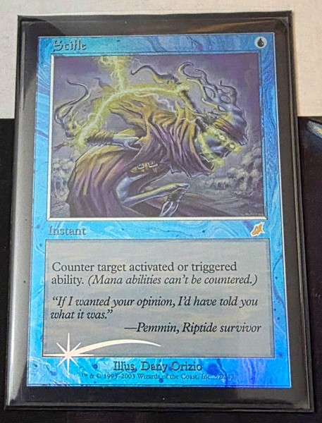 Foil Stifle Scourge MTG Magic The Gathering LP+ Front MP+ Back