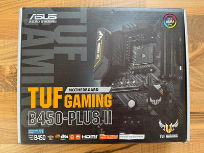 ASUS TUF GAMING B450-PLUS II AM4 ATX Mainboard (90MB1650-M0EAY0)