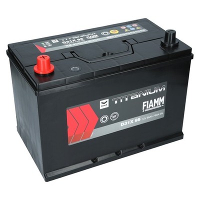 Autobatterie 12V 95Ah 760A/EN Fiamm Titanium Black D31X95 Starterbatterie PKW