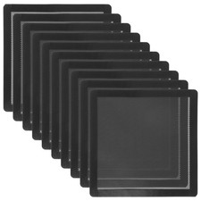 10 Pcs Static Dust Mesh Computer Fan Vent Cover Pvc Dustproof Net