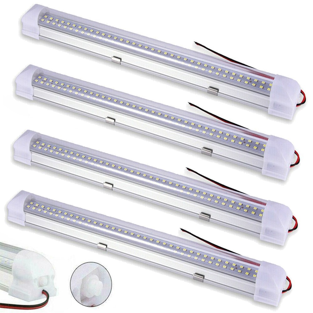 4Pcs 12V 108LED RV Ceiling Dome Light LED Interior Lighting for Trailer Camper