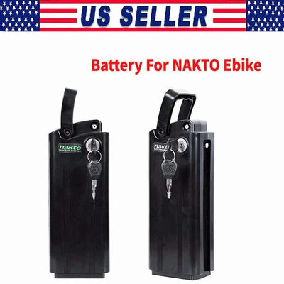 Electric Bike Battery For NAKTO Ebike 36V 10A Camel/Cruiser/Elegance/Fashion