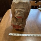 Vintage Carved Coconut Head Monkey Tiki Bar Decor Tropical Island Folk Art — photo 5