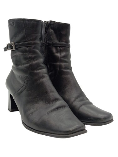 TAMARIS Stivale a gamba corta Donna Stivale alto Taglia IT 39 nero stile casual