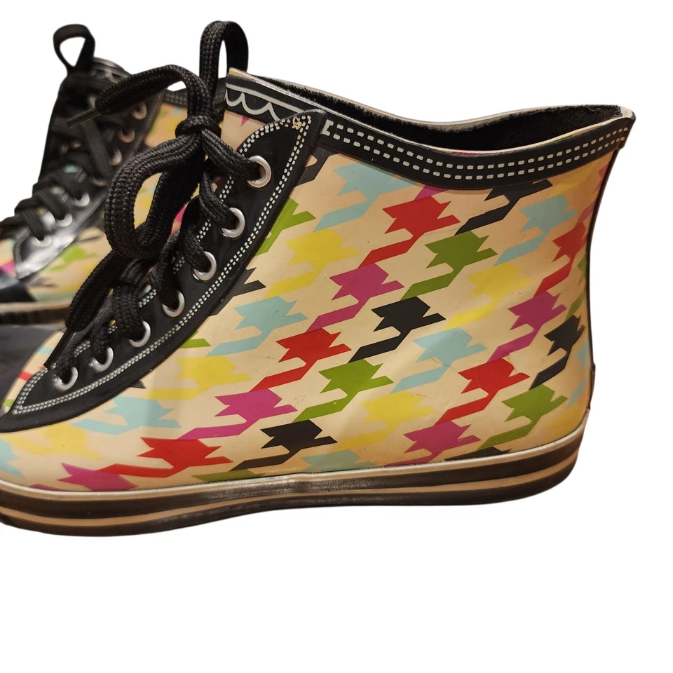 Rain Bops by Beehive Para Mujer Botas de Agua de Lluvia de Goma Estilo Zapatilla Talla 8 Foto 2 de 4