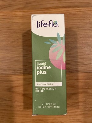 Liquid Iodine Plus, Unflavored , 2 fl oz (59 ml)  - exp. 08/27