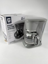 GEEPAS 1.5L Filter Coffee Machine Instant Coffee, Espresso, Grey