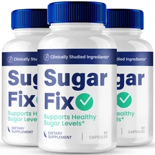 (3 Pack) Sugar Fix Pills, Advanced SugarFix Healthy Circulation & Stable Levels