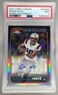 132500907 Drake Maye 2024 Topps Chrome #RA-DMA Rookie Auto RC PSA 9