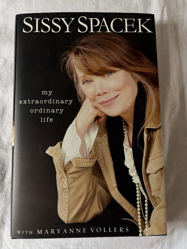 New Sissy Spacek Autographed Book "My Extraordinary Ordinary Life" LBJ Label