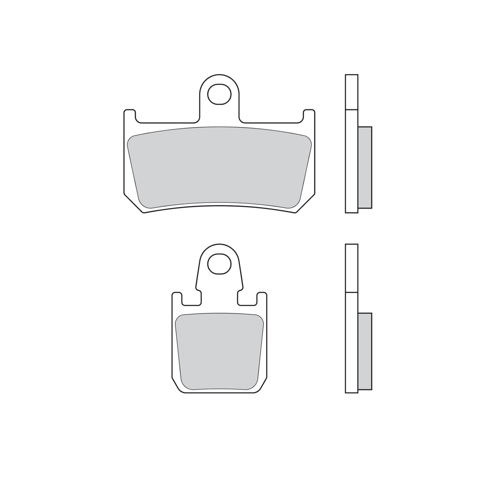 Brembo 07YA46SA BRAKE PADS SINTER