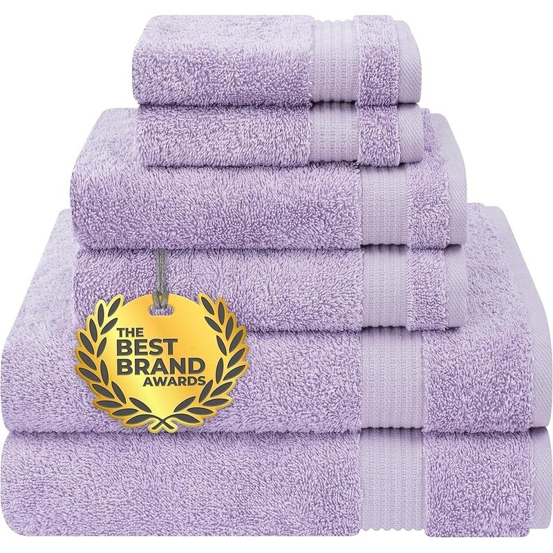 Set Soft Absorbent Family Guest Towels Spa Quality