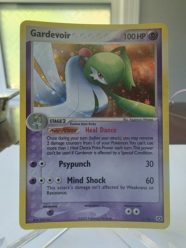 Gardevoir #4/106 Emerald Holo Pokemon Card 2005 LP/NM